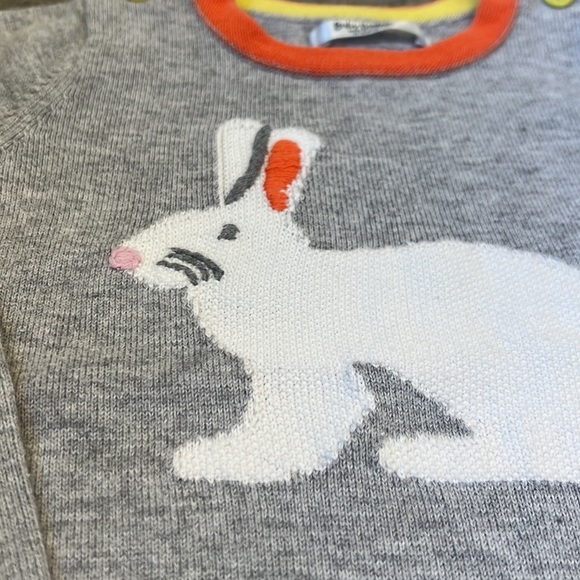 Baby Boden Bunny Sweater - Picture 3 of 5
